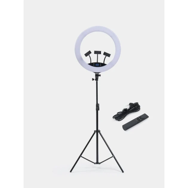 Лампа кольцевая со штативом Jmary FM-19RS Лампа кольцевая со штативом Jmary FM-19RS