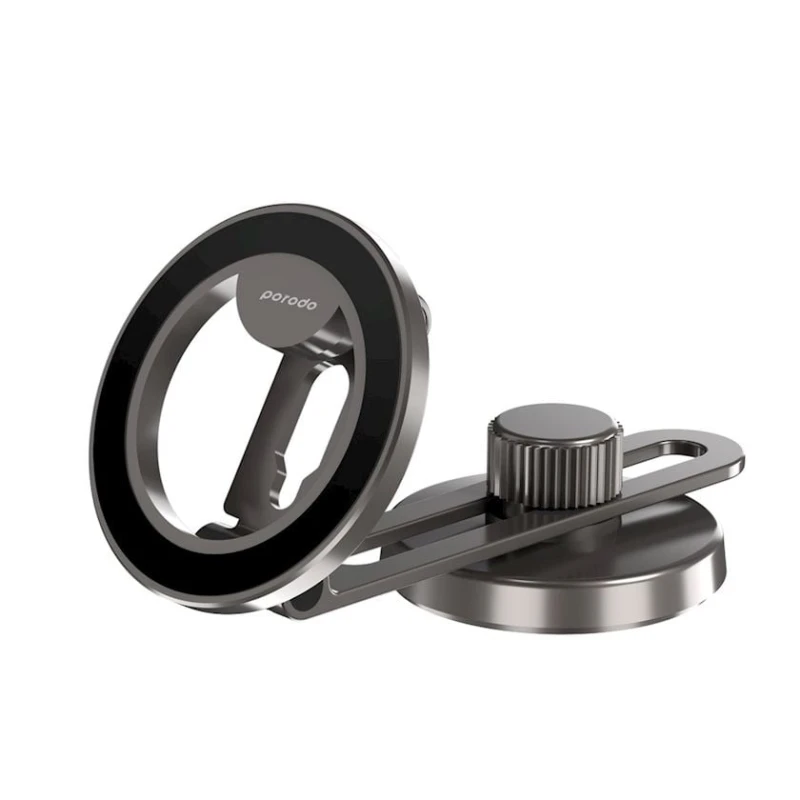 Автомобильный держатель для телефона Porodo Magesafe Magnet PD-MGMDFR-BK Black