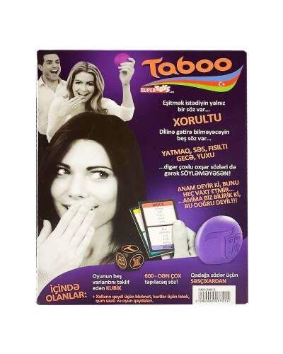 Настольная игра Табу, на азербайджанском языке
