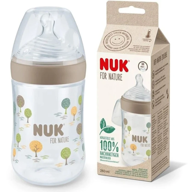 Qidalanma üçün qab Nuk For Nature, 0-6 ay, 260 ml, ölçü M, məhsul çeşiddə Qidalanma üçün qab Nuk For Nature, 0-6 ay, 260 ml, ölçü M, məhsul çeşiddə