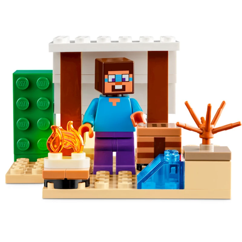 Конструктор LEGO Minecraft Steve's Desert Expedition 21251, 6+ лет, 75 элементов