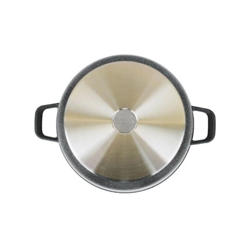 Кастрюля Биол Granite Gray K304PC с ручками и со стеклянной крышкой, 22см, 3л Кастрюля Биол Granite Gray K304PC с ручками и со стеклянной крышкой, 22см, 3л