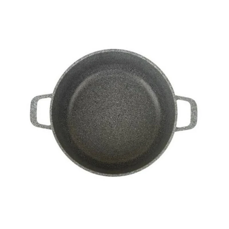 Кастрюля Биол Granite Gray K304PC с ручками и со стеклянной крышкой, 22см, 3л Кастрюля Биол Granite Gray K304PC с ручками и со стеклянной крышкой, 22см, 3л