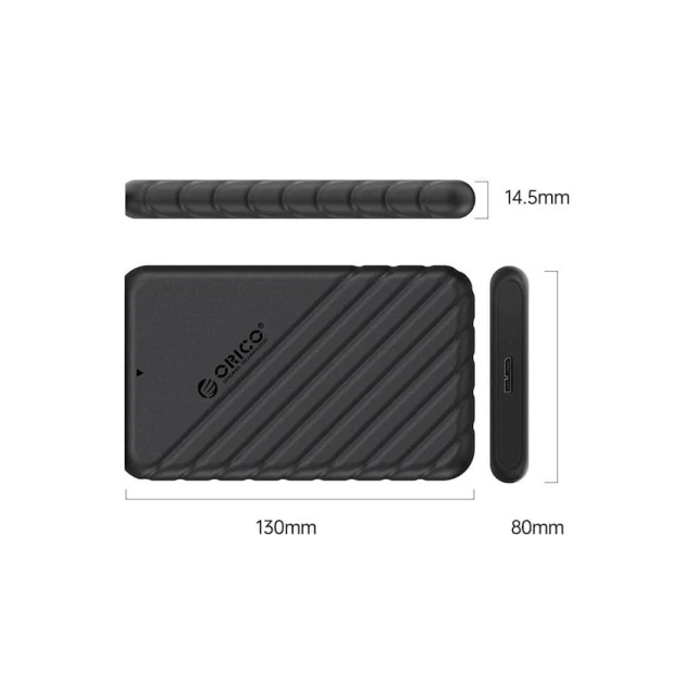 Корпус для жесткого диска Orico 25PW1-U3 Black Корпус для жесткого диска Orico 25PW1-U3 Black