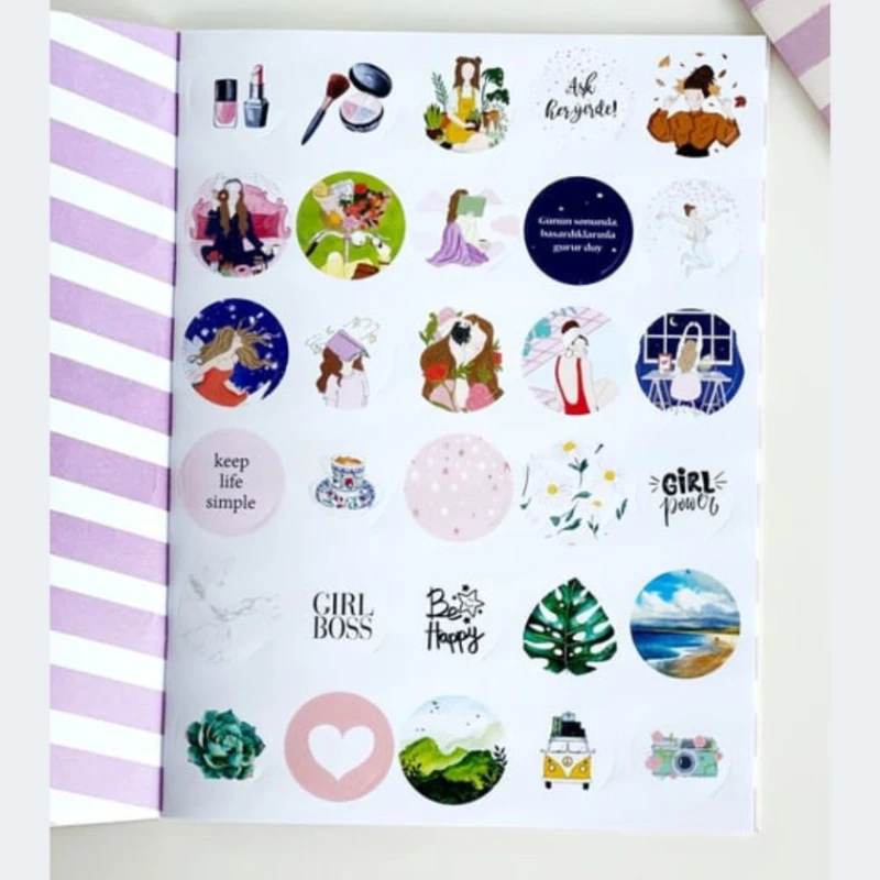 Набор наклеек Lila Girl Boss Lilac, 240 шт Набор наклеек Lila Girl Boss Lilac, 240 шт