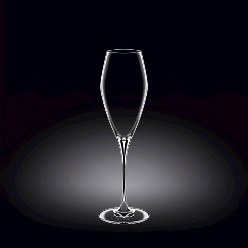 Набор бокалов для шампанского Wilmax WL‑888050/2C, 290 мл, хрусталь, прозрачный, 2 шт Набор бокалов для шампанского Wilmax WL‑888050/2C, 290 мл, хрусталь, прозрачный, 2 шт