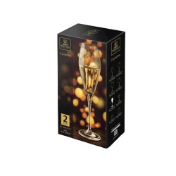 Набор бокалов для шампанского Wilmax WL‑888050/2C, 290 мл, хрусталь, прозрачный, 2 шт Набор бокалов для шампанского Wilmax WL‑888050/2C, 290 мл, хрусталь, прозрачный, 2 шт