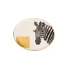 Тарелка Porland Wild Life Zebra фарфор, разноцветная, 20 см