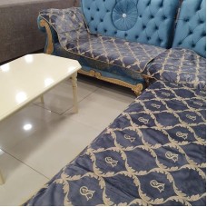 Çexol divan üçün MiraNova LQ-057, nubuk, rəngbərəng