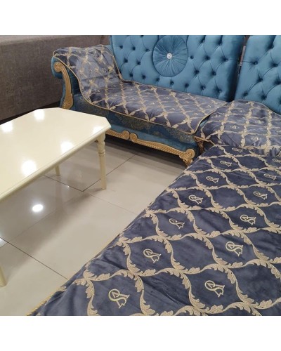 Çexol divan üçün MiraNova LQ-057, nubuk, rəngbərəng