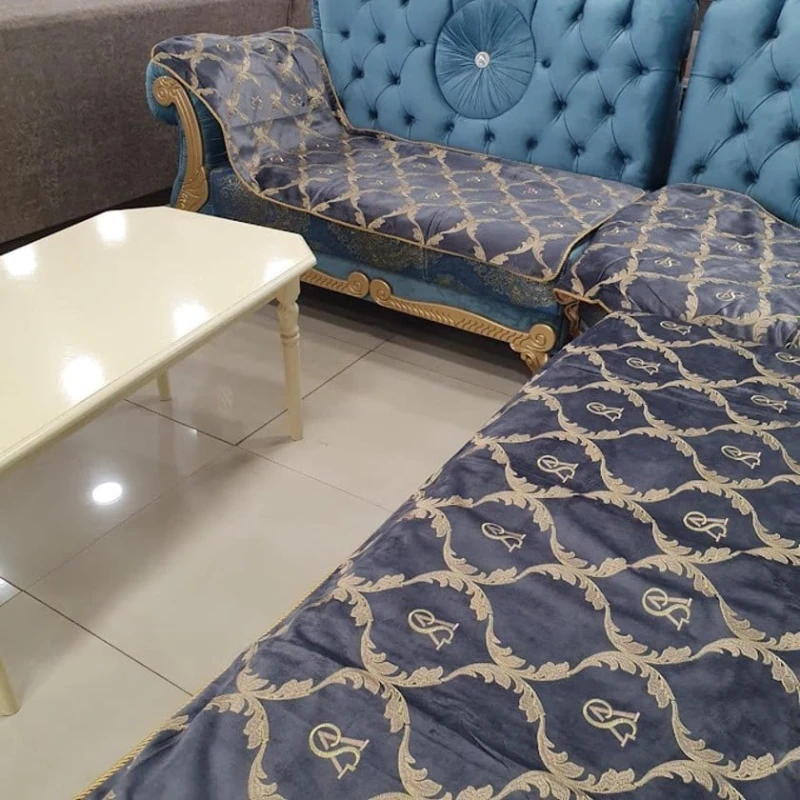 Чехол на дивана MiraNova LQ-057, нубук, разноцветный