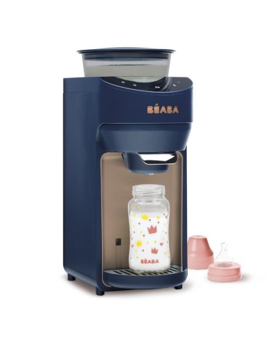 Uşaq qidası üçün qızdırıcı Beaba Milkeo Plus, mavi