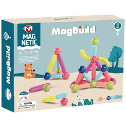 Maqnit konstruktoru Mag Netic MagBuild MF2114, 37 element, 3+ yaş