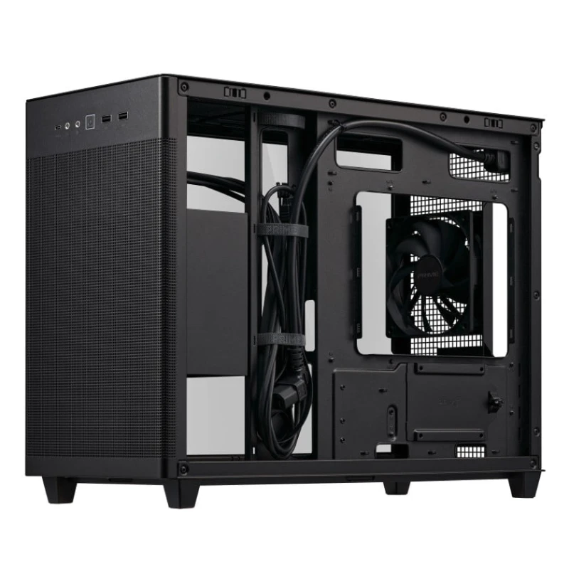 Корпус для настольного компьютера Asus Prime AP201 Tempered Glass mATX w/o PSU Black (90DC00G0-B39010) Корпус для настольного компьютера Asus Prime AP201 Tempered Glass mATX w/o PSU Black (90DC00G0-B39010)