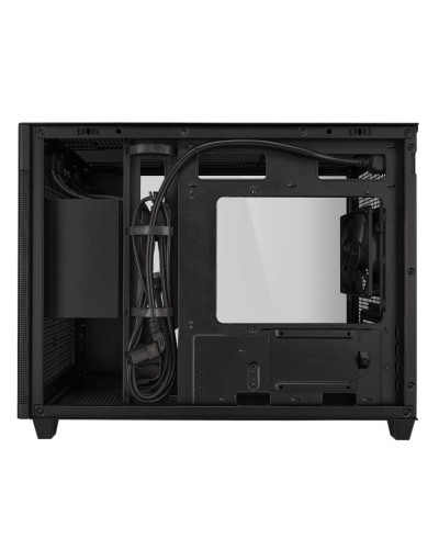 Masaüstü kompüter korpusu Asus Prime AP201 Tempered Glass mATX w/o PSU Black (90DC00G0-B39010)
