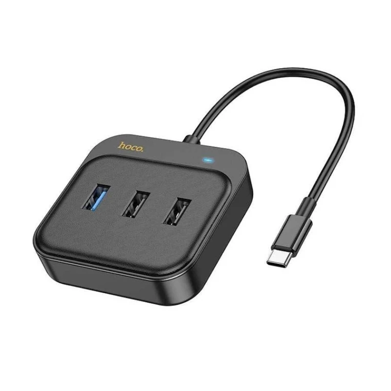 USB HUB Hoco HB36 USB Type-C 5 in 1 Black USB HUB Hoco HB36 USB Type-C 5 in 1 Black