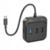 USB HUB Hoco HB36 USB Type-C 5 in 1 Black USB HUB Hoco HB36 USB Type-C 5 in 1 Black