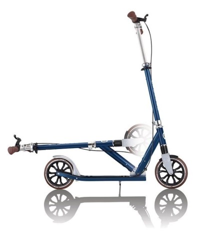Yığılan skuter Globber NL 205 Deluxe Vintage, mavi/qara