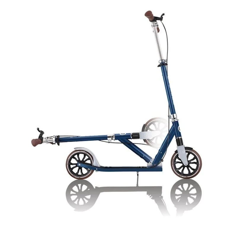 Складной скутер Globber NL 205 Deluxe Vintage, синий/черный