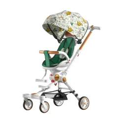 Uşaq arabası GS_A5, ağ/yaşıl