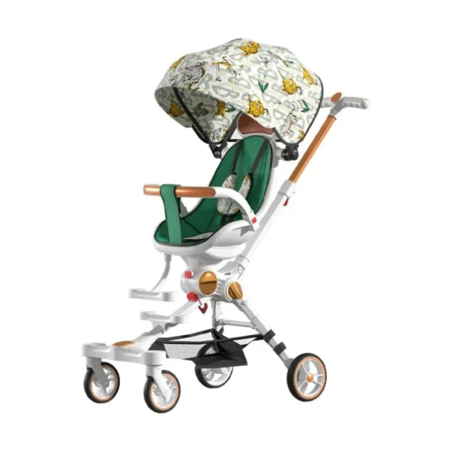 Uşaq arabası GS_A5, ağ/yaşıl