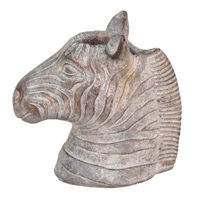 Kaşpo Clayre & Eef Zebra başı şəklində, 16x10x15 sm Kaşpo Clayre & Eef Zebra başı şəklində, 16x10x15 sm