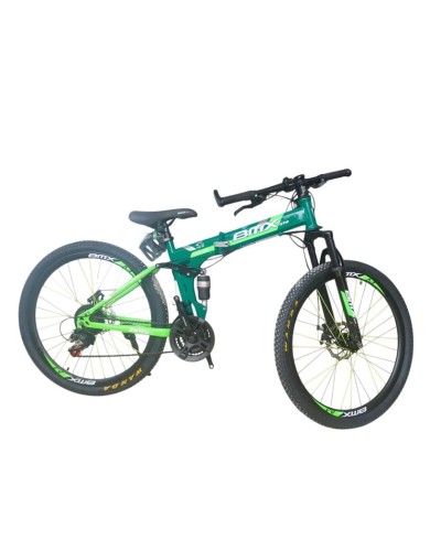 Velosiped BMX 26 GTR-102 yaşıl, qatlanan