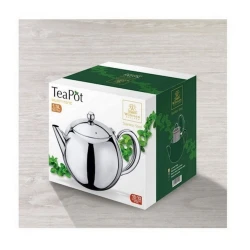 Заварной чайник Wilmax 551110, 1.5 л, нержавеющая сталь, с крышкой, серебристый