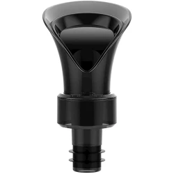 Şərab üçün tıxac-aerator Flowerwine 2in1 qara