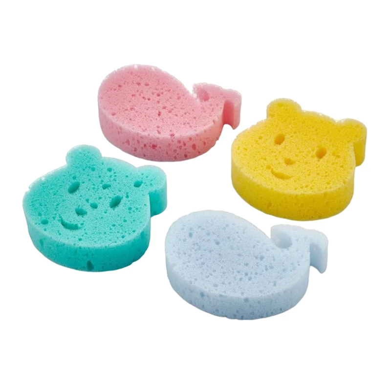 Губки детские для ванн Babyjem Animal Shape, 4 шт Губки детские для ванн Babyjem Animal Shape, 4 шт