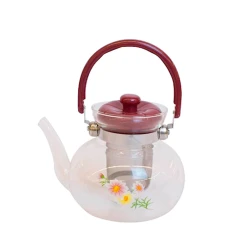Заварной чайник Novas Home 1200 мл, стекло, прозрачный