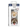Набор пустышек BIBS Colour Night Dark Oak/Vanilla, 6-18 мес, 2 шт Набор пустышек BIBS Colour Night Dark Oak/Vanilla, 6-18 мес, 2 шт