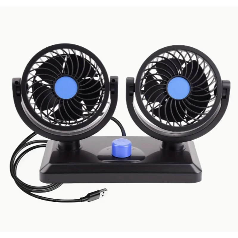 Avtomobil üçün ikili USB ventilyatoru iva357