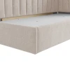 Bir nəfərlik çarpayı Art_tek_yataq 83, laminat/parça, bej, 85x90x200 sm Bir nəfərlik çarpayı Art_tek_yataq 83, laminat/parça, bej, 85x90x200 sm