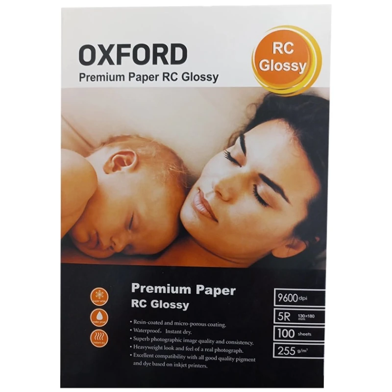 Фотобумага Oxford RC Glossy, 5R, 255 гр, 100 стр