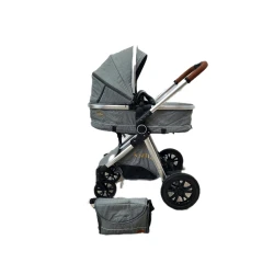 Детская коляска Kidilo V91, серая