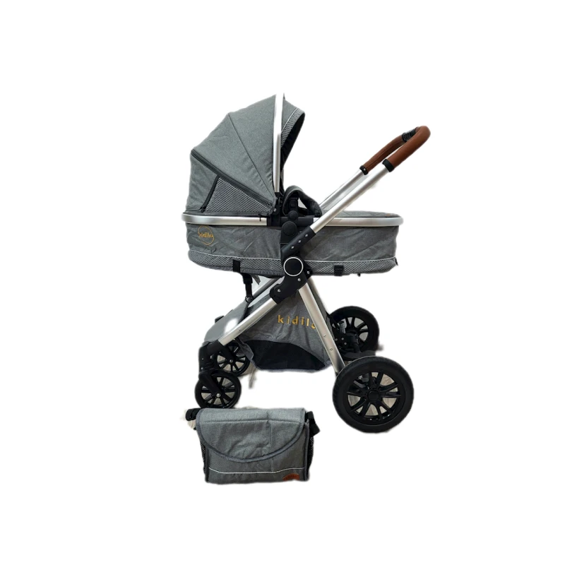 Детская коляска Kidilo V91, серая