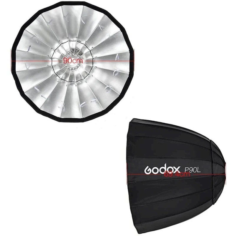 Софтбокс Godox P90L Deep Parabolic with Bowens Mount Light Version 35.4 Софтбокс Godox P90L Deep Parabolic with Bowens Mount Light Version 35.4