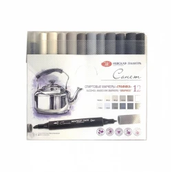 Набор маркеров Невская палитра Сонет Графика 12 цветов