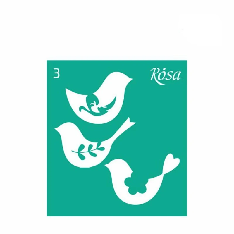Çoxdəfəli yapışqan trafaret Rosa Talent №3, 9х10 sm Çoxdəfəli yapışqan trafaret Rosa Talent №3, 9х10 sm
