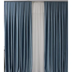 Шторы Sahara SHA-000006, голубые Шторы Sahara SHA-000006, голубые