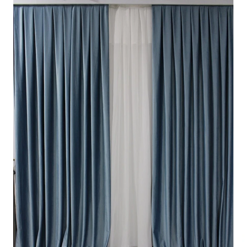 Шторы Sahara SHA-000006, голубые Шторы Sahara SHA-000006, голубые