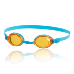 Очки для плавания Speedo Juniour Jet, детские, голубой/оранжевый