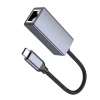 Şəbəkə adapteriHoco USB-C/Type-C to RJ45 Boz