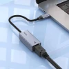 Şəbəkə adapteriHoco USB-C/Type-C to RJ45 Boz