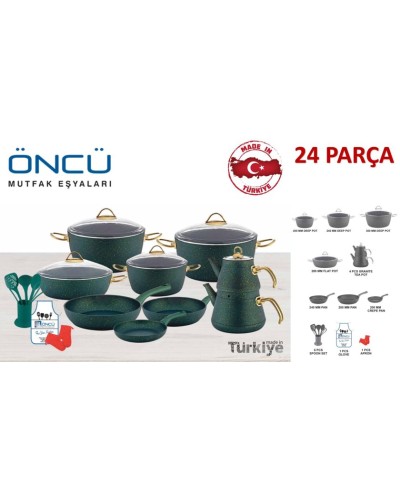 Qab-qacaq dəsti Oncu FS-134, 24 parça