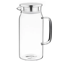 Кувшин Ardesto AR-2612-PG 1.2 л, стекло, с крышкой, прозрачный Кувшин Ardesto AR-2612-PG 1.2 л, стекло, с крышкой, прозрачный