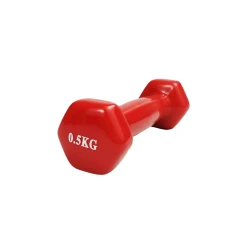 Набор гантелей Gymnic 1122, 0.5 x 0.5 кг, силикон, красный, 2 шт