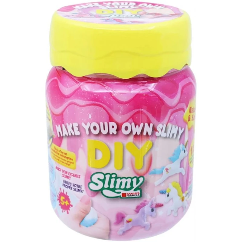 Слайм Slimy DIY с игрушкой, розовый, 500 г Слайм Slimy DIY с игрушкой, розовый, 500 г