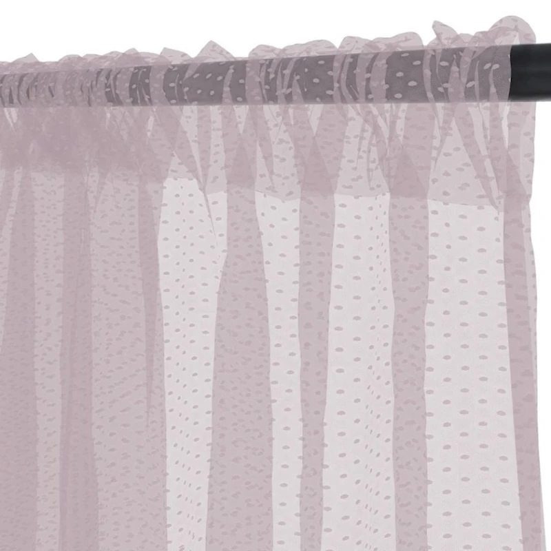 Занавес JYSK Lya, 1x140x300 см, фиолетовый Занавес JYSK Lya, 1x140x300 см, фиолетовый